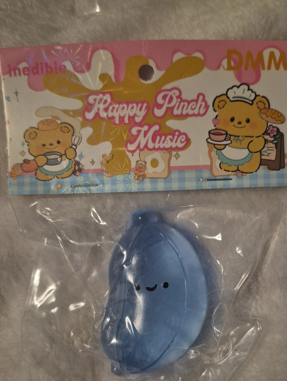 Happy Pinch Music Squeeze Toy Pack — Blue, Green, Yellow, Pink, Red